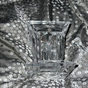 Elegant Clear Crystal candle holder